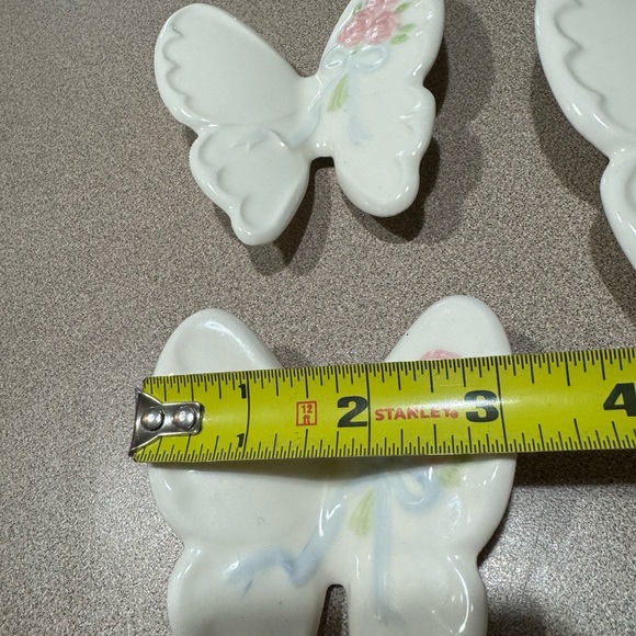 New Set of 3 Ceramic Butterflies - Picture 4 of 6